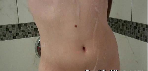  Pretty Teenager Nikki Busted in Shower Room